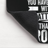 Habe Kein Einstellungsproblem Lustiger Sarkasmus M Mousepad (Ecke)