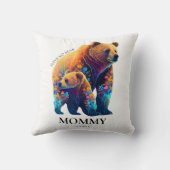 Habe keine Angst, Mama ist da - Muttertag Kissen (Rückseite)