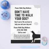 Habe keine Zeit, um deinen Hund zu Fuß zu erreiche Flyer (Einzeln)