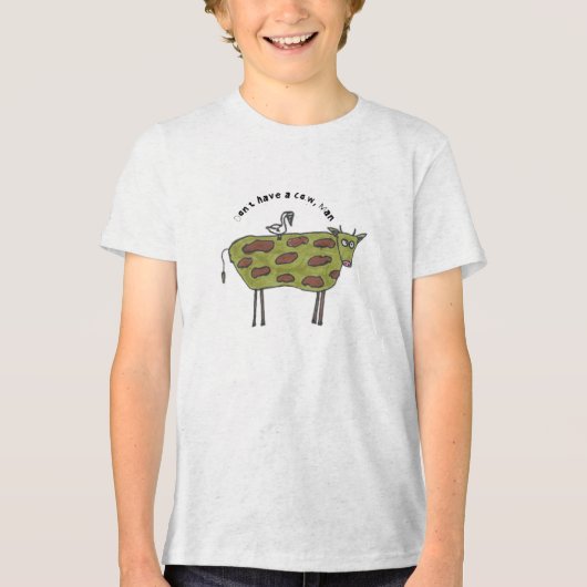 Habe keinen Kuhmann Tri-Blend Shirt (Vorderseite)