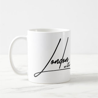 Habe mein Herz in London England zurückgelassen Ro Kaffeetasse