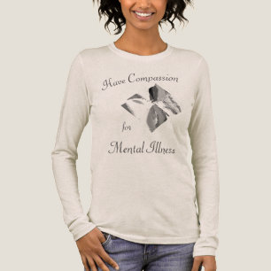 "Habe Mitgefühl für psychische Krankheiten", Kohle Tri-Blend Shirt