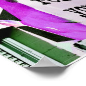 Habe nie Angst, dich selbst zu erfinden Poster (Ecke)