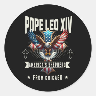 Habemus Papam 2025 Vatikanwahl Leo Xiv aus C Runder Aufkleber