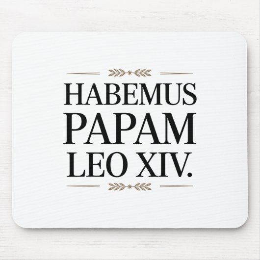 Habemus Papam Leo Xiv. Papst 1 Mousepad (Vorne)