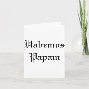 Habemus Papam Neu Pe Karte