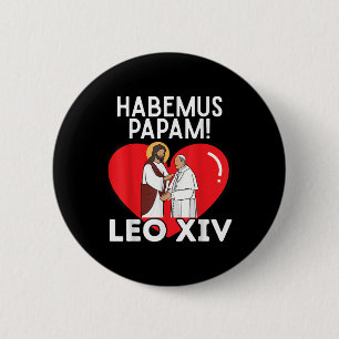 Habemus Papam New Pope Leo Xiv 14 Button