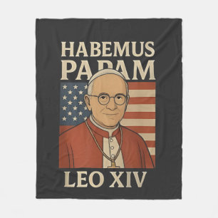 Habemus papam Papst Leo XIV Christentum  Fleecedecke