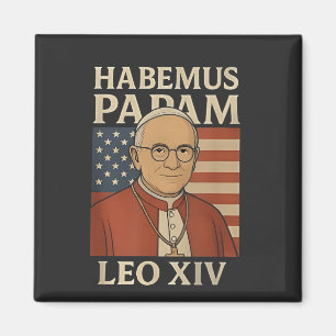 Habemus papam Papst Leo XIV Christliche Kirche Magnet