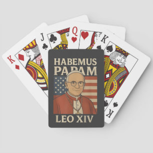 Habemus papam Papst Leo XIV Christliche Kirche Spielkarten