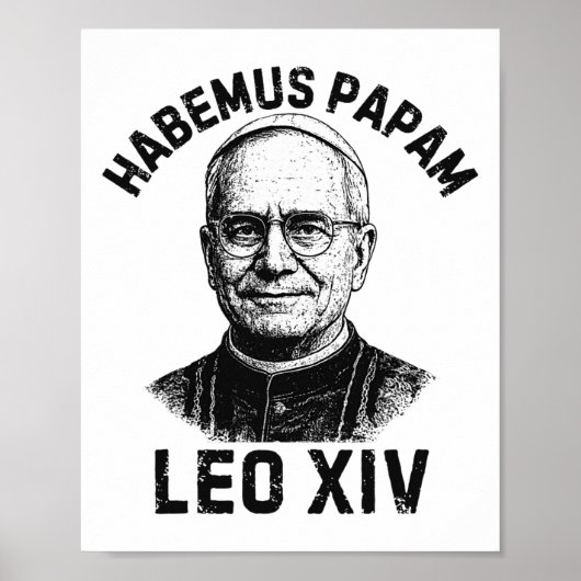 Habemus Papam Pope Leo Xiv Poster (Vorne)