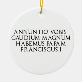 Habemus Papum Weihnachtsschmuck