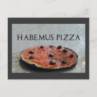 Habemus Pizza Party Einladung