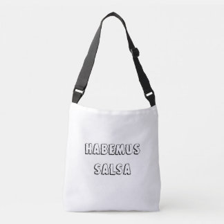 Habemus salsa tragetaschen mit langen trägern
