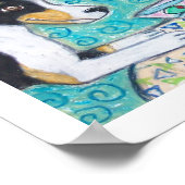 Haben Basenjis Martinis? Art Poster (Ecke)