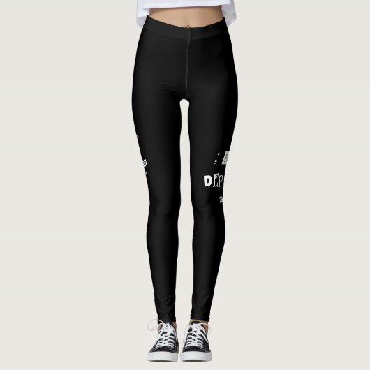 ; haben Depression_Ransom Paint Leggings (Vorderseite)