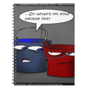 Haben Eimer eine Liste von Personen? Funny Gifts & Notizblock