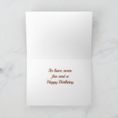 HABEN EIN PAAR SPASS UND EINEN GLÜCKLICHEN 50. GEB KARTE (Innenseite)