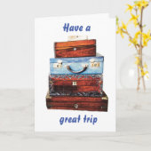 HABEN EINE "GROSSE REISE", OB ODER WAS SIE TUN KARTE (Gelbe Blume)