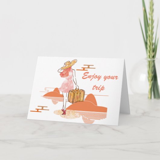 HABEN EINE GROSSE REISE UND KÖNNEN NICHT WARTEN, U KARTE (Vorderseite)