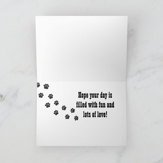 HABEN EINE **PAWSOMMER 2. GEBURTSTAG** KARTE (Innenseite)