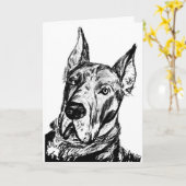 haben eine tolle "Day-ne"-Grußkarte Karte (Gelbe Blume)