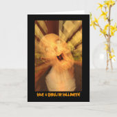 haben einen himmlischen Halloween! Karte (Gelbe Blume)