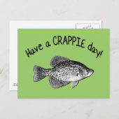 HABEN EINEN KRAPPIE-TAG POSTKARTE (Vorne/Hinten)