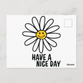 HABEN EINEN SCHÖNEN TAG POSTKARTE (Rückseite)