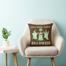 HABEN EINEN SPOOK-TACULAR HALLOWEEN lustigen Geist Kissen