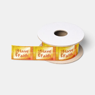 haben Faith Floral Tree Inspiration Satinband