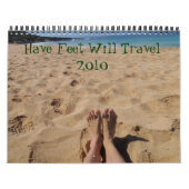 Haben Feet wird reisen 2010 Kalender (Titelbild)