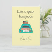 haben große Flitterwochen Feiertagskarte (Stehend Vorderseite)