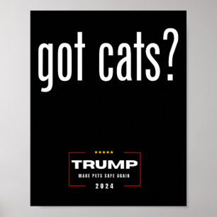 Haben Katzen, die die Katzen der Hunde fressen - T Poster