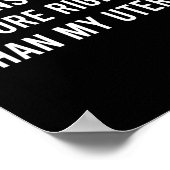 haben mehr Rechte als meine Uterus Pro-Wahl Femini Poster (Ecke)