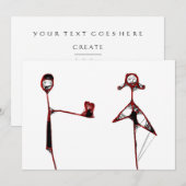 haben mein Herz Einladung (Vorne/Hinten)