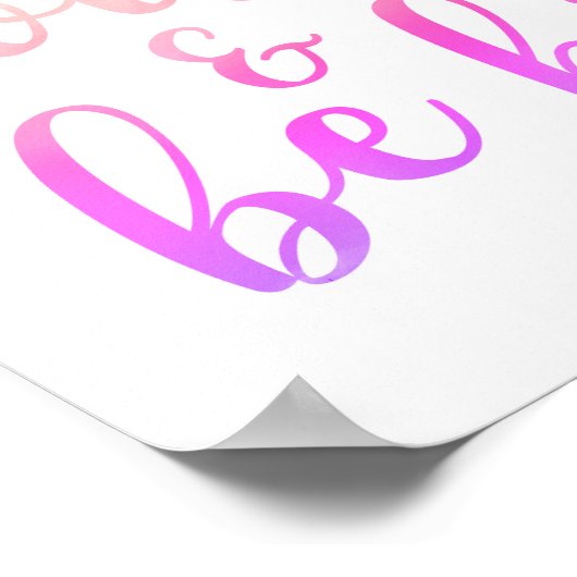 Haben Mut und Seien Sie nett Zitat Typografie Post Poster (Ecke)