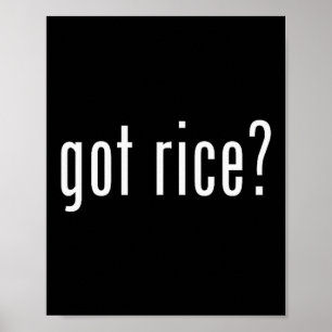 Haben Reis Lustiges asiatisches Meme  Poster