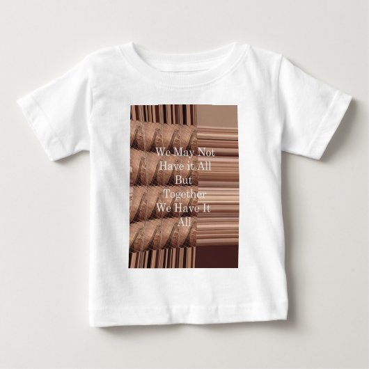 Haben Sie alles Giraffe Safari Hakuna Matata gewob Baby T-shirt (Vorderseite)