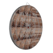 Haben Sie alles Giraffe Safari Hakuna Matata gewob Dartscheibe (Vorderseite Links)