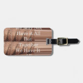 Haben Sie alles Giraffe Safari Hakuna Matata gewob Gepäckanhänger (Vorderseite horizontal)