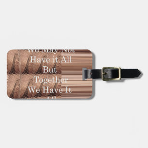 Haben Sie alles Giraffe Safari Hakuna Matata gewob Gepäckanhänger