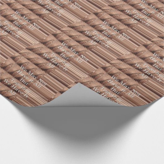 Haben Sie alles Giraffe Safari Hakuna Matata gewob Geschenkpapier (Ecke)