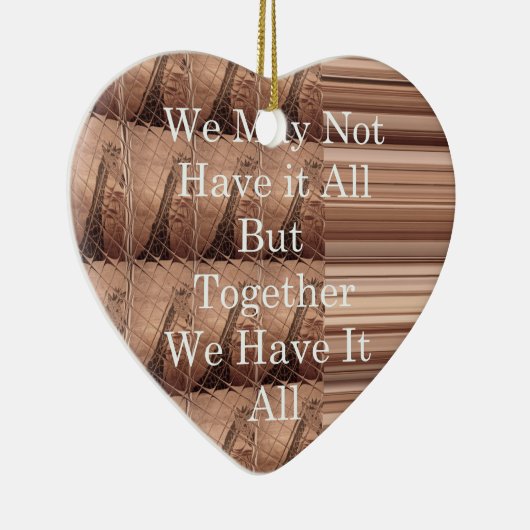 Haben Sie alles Giraffe Safari Hakuna Matata gewob Keramikornament (Rechts)