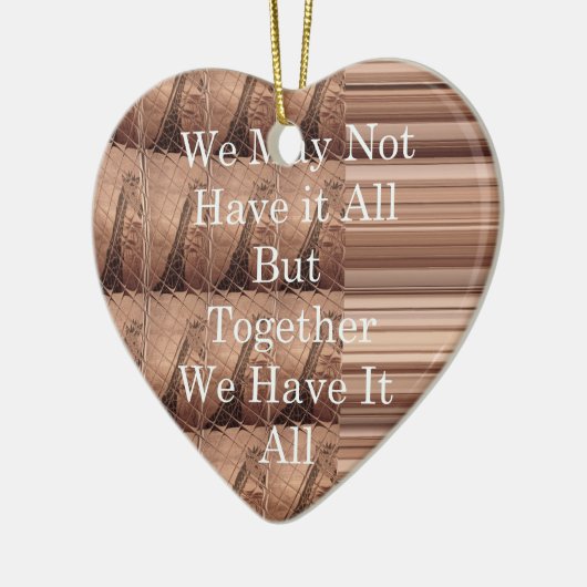 Haben Sie alles Giraffe Safari Hakuna Matata gewob Keramikornament (Links)