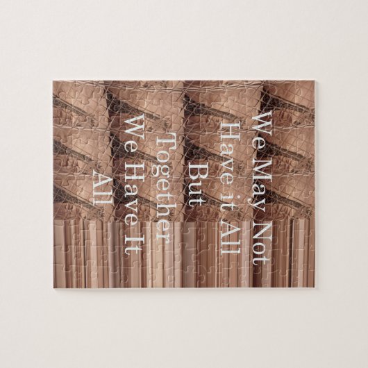 Haben Sie alles Giraffe Safari Hakuna Matata gewob Puzzle (Horizontal)