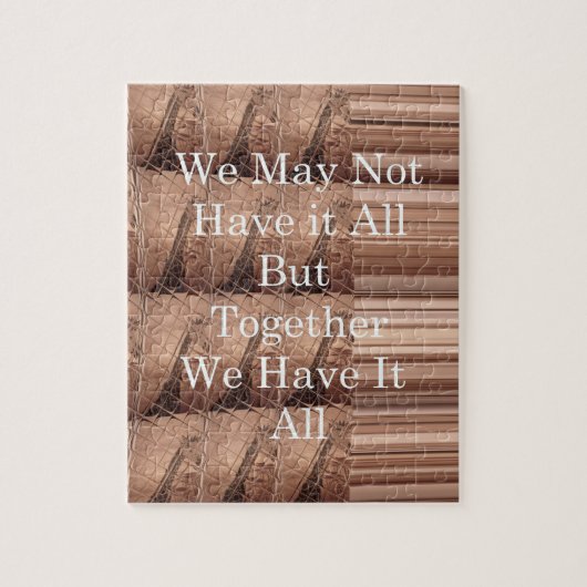 Haben Sie alles Giraffe Safari Hakuna Matata gewob Puzzle (Vertikal)