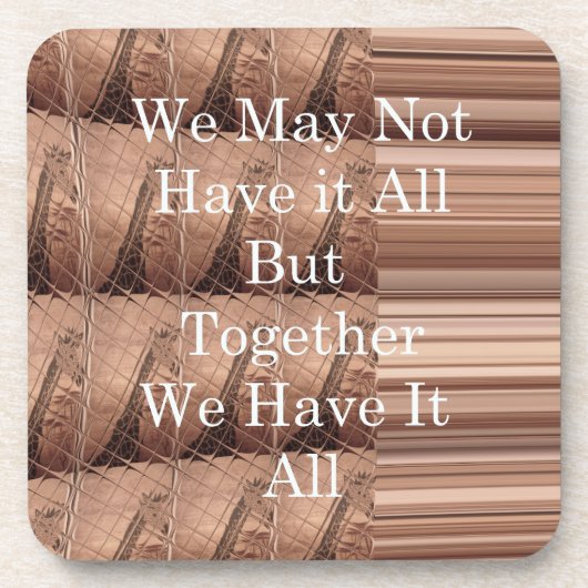 Haben Sie alles Giraffe Safari Hakuna Matata gewob Untersetzer (Vorderseite)