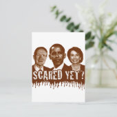 Haben Sie Angst? Postkarte (Stehend Vorderseite)