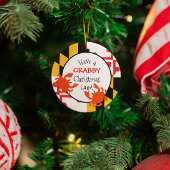 Haben Sie Crabby Christmas Hun Personalisiert Ornament Aus Metall